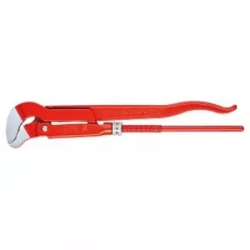 KNIPEX reguliuojamas vamzdžių raktas S tipo 0.5 - 10 colių (250 mm) - chromo vanadžio elektrinis plienas - raudonas miltelinis dažymas