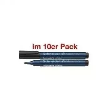 Schneider Maxx 130 Permanent Marker Black 1.0 - 3.0 mm, Pakuotė po 10 vnt.