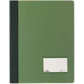 DURABLE DURALUX aplankas su segtuvu, DIN A4, peršviečiamai žalias, ypač platus, PVC, 25 vnt. (2680-05)