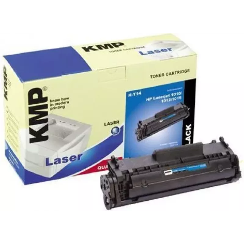 KMP LaserPrint Black Compatible Toner Cartridge (Alternatyva HP Q2612A), tinka HP LaserJet 1010, 1012, 1015, 1018, 1020, 1022, 3015, 3020, 3030, 3050, 3052, 3055