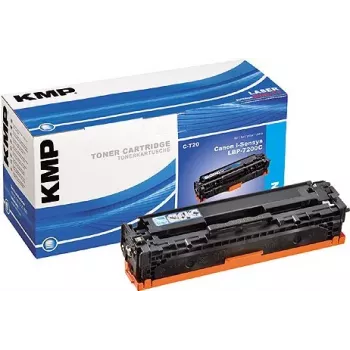 KMP C-T20 Cyan Compatible Toner Cartridge (Replaces Canon 718) Canon Color Imageclass LBP-7660, MF-8380, i-SENSYS LBP-7200C, 7200CDN, 7200CN, MF-8330CDN, 8350CDN - 2900 puslapių