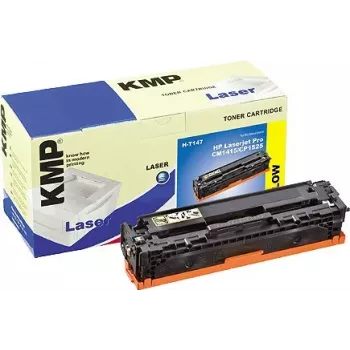KMP H-T147 Geltonas Suderinamas Tonerio Kasetė HP Color LaserJet Pro CP1525n, CP1525nw, LaserJet Pro CM1415fn, CM1415fnw (1227,0009)