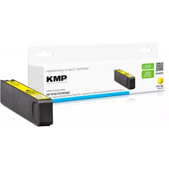 KMP H165YX Suderinama Pigmentinė Geltona Kasetė Didelės Talpos XL, skirta HP PageWide Pro 450 serijai