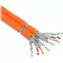 GoodConnections Cat.7 montavimo kabelis S/FTP PiMF 1000MHz Duplex AWG23 FRNC-B Oranžinis 50m