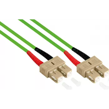 GoodConnections LW-810SC5 Skaidulinis optinis šuolis 10 m OM5 SC/SC Žalia
