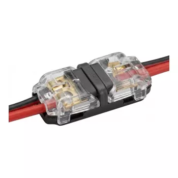 Synergy 21 LED FLEX Strip Easy Connect I-Shape Connector 2 laidų skaidrus