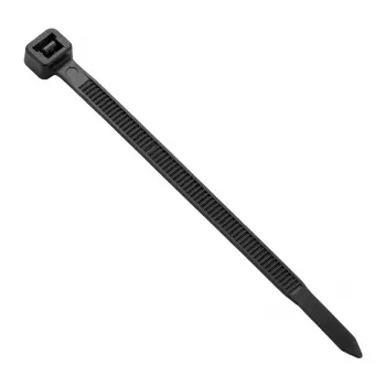 Synergy21 ALLNET 19zbh Kabelių raiščiai, L160 x W2.6mm, 100 vnt., juodi, atsparūs UV spinduliams