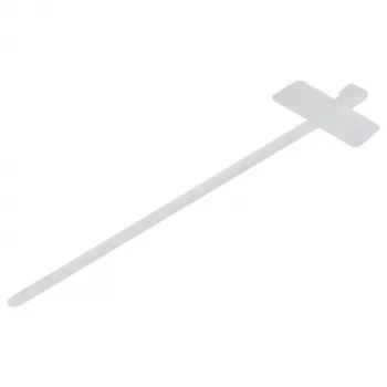 Synergy21 ALLNET 19zbh Kabelių raiščiai su žymėjimo vieta, 100x2,5 mm, 100 vnt., permatomi