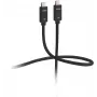 ShiverPeaks Flexline FL31-77025 Thunderbolt 3 laidas - USB-C vyriškas į USB-C vyrišką - 1 m - Juodas - Auksuotas - 40 Gbps