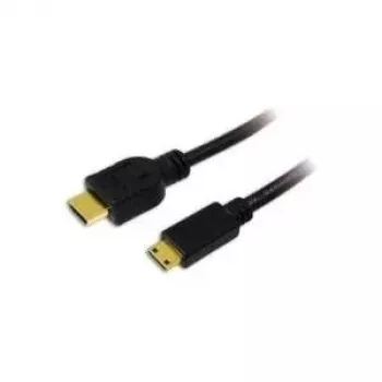 LogiLink High Speed with Ethernet HDMI į Mini HDMI laidas 1m Juodas