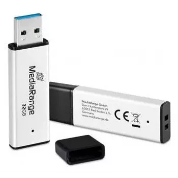 MEDIARANGE MR1900 USB 3.2 32 GB atmintukas, juodas, be dangtelio, ištraukiamas