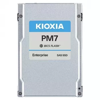 Kioxia PM7-R Series KPM7VRUG15T3 SSD, įmonėms, skaitymui skirtas, 15360 GB, vidinis, 2,5 col. (6,4 cm), SAS 24 Gb/s