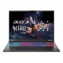 Acer Nitro 16S AI AN16S-61-R9PZ žaidimų nešiojamas kompiuteris, 16 colių WQXGA IPS 180Hz, AMD Ryzen AI 9 365, 16GB DDR5, 1TB SSD, GeForce RTX 5070 8GB, Be operacinės sistemos