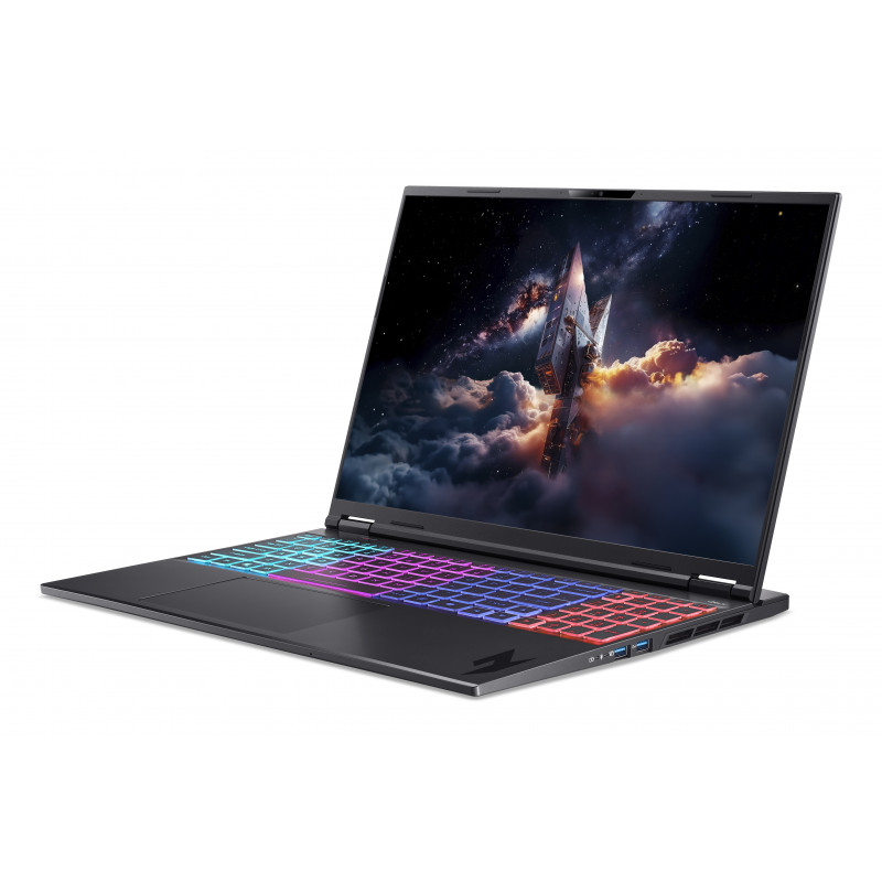 Acer Nitro 16S AI AN16S-61-R9PZ žaidimų nešiojamas kompiuteris, 16 colių WQXGA IPS 180Hz, AMD Ryzen AI 9 365, 16GB DDR5, 1TB SSD, GeForce RTX 5070 8GB, Be operacinės sistemos