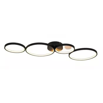 Ajacco CL21008C-4 LED lubų šviestuvas, 36W, 3000K, juodas