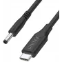 UNITEK USB-C į DC maitinimo laidas, skirtas Lenovo, 65W, 1,8m, juodas