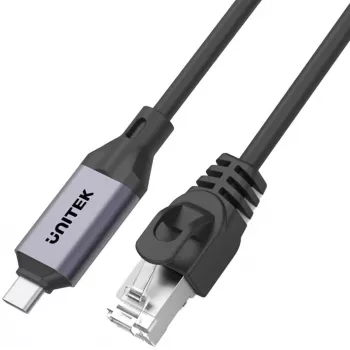 UNITEK USB-C į RJ-45 Gigabit Ethernet adapterio laidas 2m