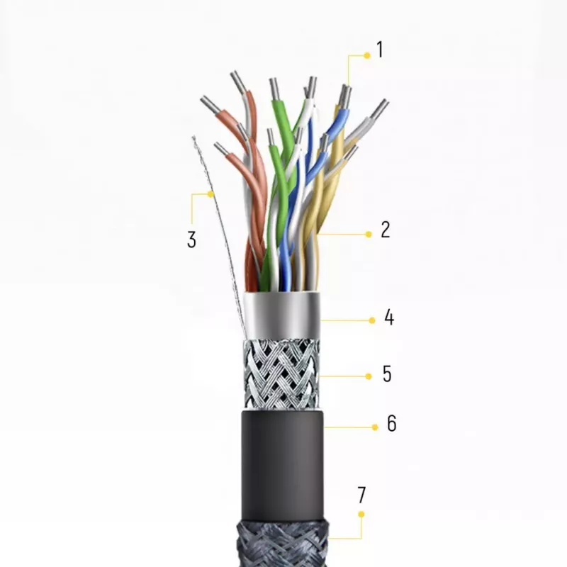 Wozinsky HDMI 2.1 8K laidas, 1 m, sidabrinis (WHDMI-10)