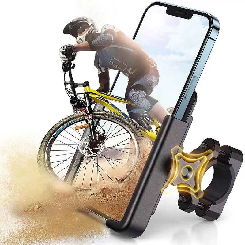 Wozinsky Metal Bicycle Phone Holder for Scooters, Black (WBHBK3)