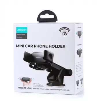 Joyroom Automobilinis Telefono Laikiklis Ant Prietaisų Skydelio Juodas (JR-ZS283)