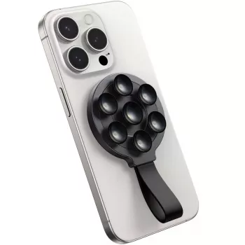 Joyroom JR-ZS393 Magnetinis telefono laikiklis su siurbtukais – juodas