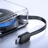 Joyroom JR-PR1 10000mAh 22,5W Power Bank su įtaisyta ištraukiama USB-C jungtimi Juoda