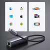 UGREEN USB-C į RJ45 Gigabit Ethernet adapteris (Pilka) - 40322 CM483