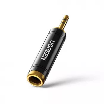 UGREEN 3,5mm į 6,35mm Garso Adapteris (Kištukas į Lizdą) Pilkas AV168