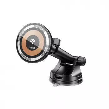 Dudao F12MAX+ MagSafe belaidis automobilinis įkroviklis 15W – juodas