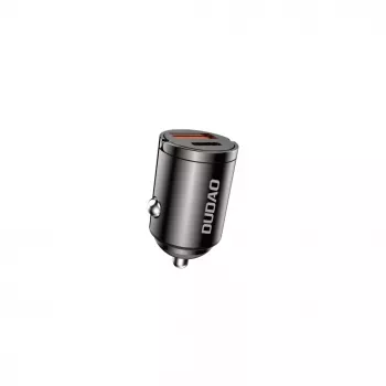 Dudao R3MAX 48W QC PD Mini automobilinis įkroviklis – juodas