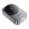 ACEFAST E22 3-in-1 belaidė įkrovimo stotelė, suderinama su MagSafe - Pilka