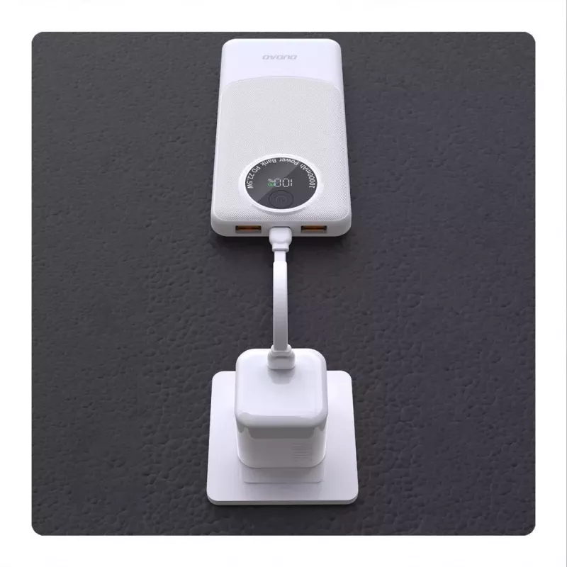 Dudao K12Pro Power Bank 20000mAh 22,5W PD USB-A USB-C White