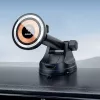 Dudao F12MAX+ Magnetic Wireless Car Charger Holder 15W with MagSafe - Black