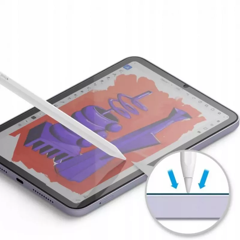 Hofi Glass Pro+ Grūdinto stiklo ekrano apsauga, skirta Samsung Galaxy Tab S9 FE 10,9 inch X510/X516B - Juodas rėmelis
