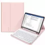 Tech-Protect SC Pen + klaviatūros dėklas iPad 10.9" (10th gen, 2022) / 11" (2025), rožinis