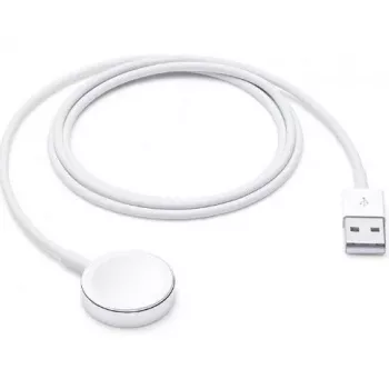 “Apple Watch Magnetic Charger to USB Cable White” – originalus Apple laikrodžio magnetinis įkroviklis su USB laidu