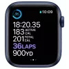 „Apple Watch Series 6 GPS, 44mm Aluminium Case with Sport Band Deep Navy“