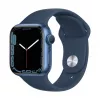 “Apple Watch Series 7 GPS, 41mm Blue Aluminium Case with Sport Band - Regular Abyss Blue”