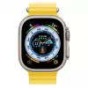 Apple Watch Ultra GPS + Cellular, 49mm Titanium Case with Yellow Ocean Band