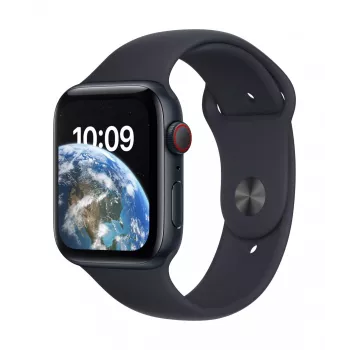 “Apple Watch SE GPS + Cellular 44mm Midnight Aluminium Case with Midnight Sport Band - Regular 2nd Gen”