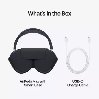 Apple AirPods Max Type-C Over-Ear ausinės su aktyviu triukšmo slopinimu, Dangaus mėlyna