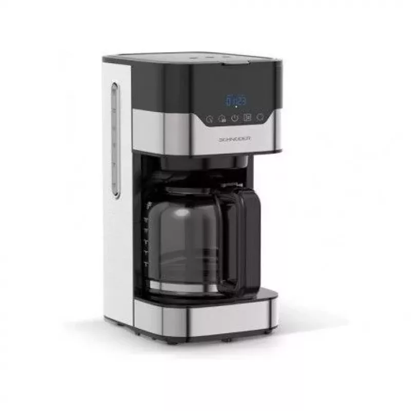 Schneider Programmable Coffee Maker 1.25L 10-12 Cups LCD Timer Black