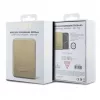 Guess Power Bank 5000mAh 15W MagSafe ir įprastas įkrovimas su metaliniu Script logotipu Auksinis
