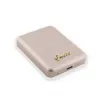 Guess Power Bank 5000mAh 15W MagSafe ir įprastas įkrovimas su metaliniu Script logotipu Auksinis