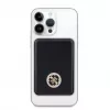 Guess Power Bank 5000mAh 15W MagSafe and Regular Charge with Strassed 4G Logo Black