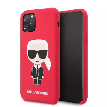 Karl Lagerfeld Iconic Body Cover, skirta Apple iPhone 11 Pro – Raudona