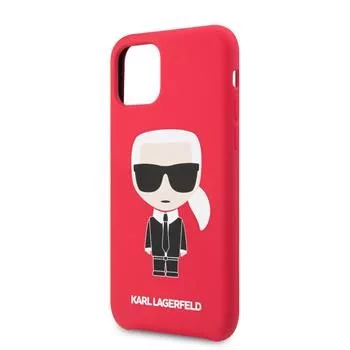 Karl Lagerfeld Iconic Body Cover, skirta Apple iPhone 11 Pro – Raudona