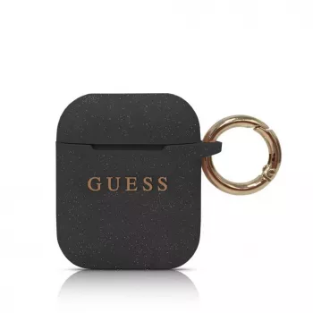 Guess Silicone Case for AirPods 1/2 Black