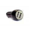 Evelatus EC7DC01 Automobilinis USB įkroviklis 3.1A 2 USB prievadai su nerūdijančio plieno avariniu įrankiu juodas