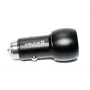 Evelatus EC7DC01 Automobilinis USB įkroviklis 3.1A 2 USB prievadai su nerūdijančio plieno avariniu įrankiu juodas